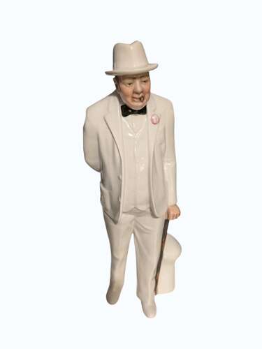 Royal Doulton Sir Winston Churchill Figurine HN3057 by Adrian Hughes, 1984