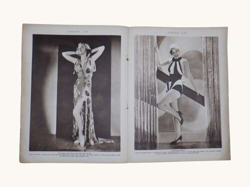Vintage London Life February 18th 1933 Fifi D'Orsay Pre-Code Hollywood Glamour