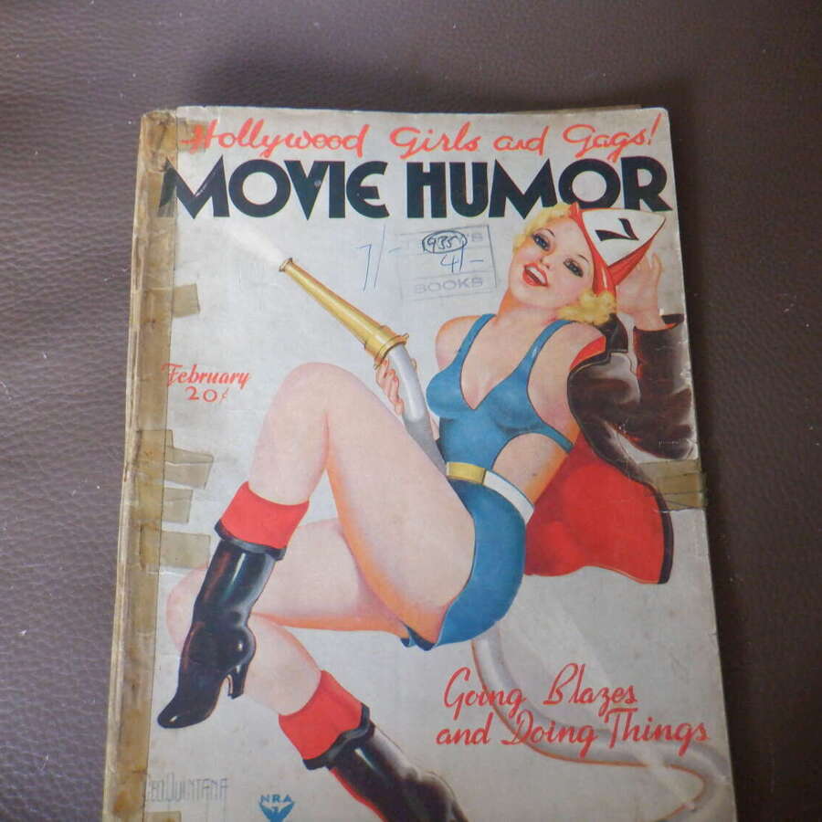 Movie Humor Vol 1 No 9 Feb 1935 Ginger Rogers Carole Lombard George Raft