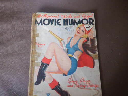 Movie Humor Vol 1 No 9 Feb 1935 Ginger Rogers Carole Lombard George Raft