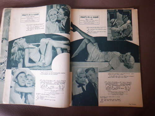 Movie Humor Vol 1 No 9 Feb 1935 Ginger Rogers Carole Lombard George Raft