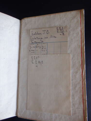 1790 Eichhorn Einleitung ins Alte Testament Vol II Antique Theology Hebrew
