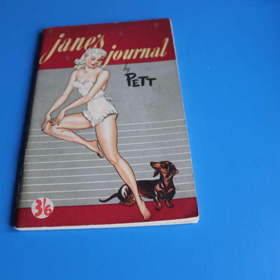 Jane&rsquo;s Journal by Norman Pett 1946 Original Illustrated Booklet Jane & Fritz