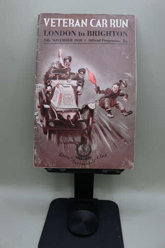 Vintage 1950 London to Brighton Veteran Car Run Official RAC Programme 19 November