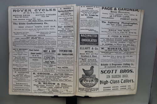 1905 Borough Theatre Stratford Programme The Duchess of Dantzic Evie Greene