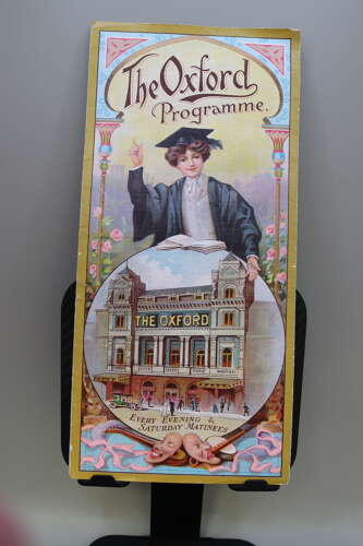 1910 Oxford Music Hall Programme Harry Tate Dan Crawley London Colour Cover